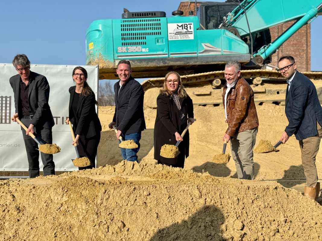 Freytag & v.d. Linde News Neubau Solitär 2 Steingutquartier Spatenstich Bremen