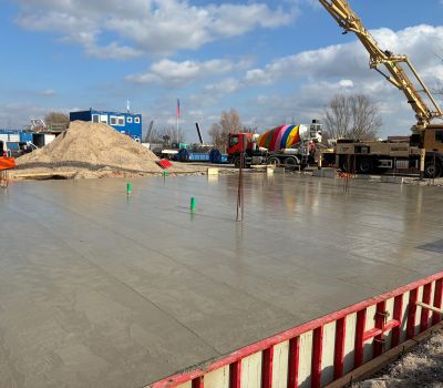 Freytag & v.d. Linde News Neubau Johanniter Unfallzentrum Betonsohle 01 Elsfleth