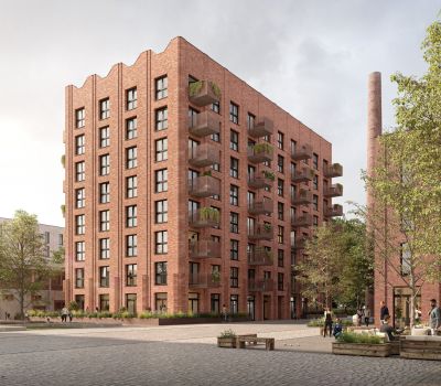 Freytag & v.d. Linde News Neuer Auftrag Neubau Solitär 2 Steingutquartier Visualisierung Bremen