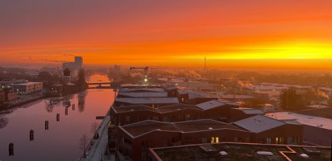 Freytag & v.d. Linde Wohnquartier Havekant Sonnenaufgang Oldenburg