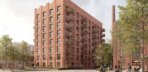 Freytag & v.d. Linde News Neuer Auftrag Neubau Solitär 2 Steingutquartier Visualisierung Bremen
