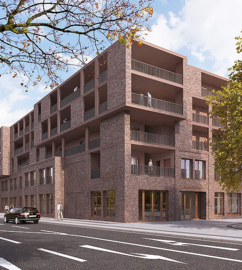 Freytag & v.d. Linde Neubau Stadtteilzentrum Klingenbergplatz Visualisierung Oldenburg Kreyenbrück
