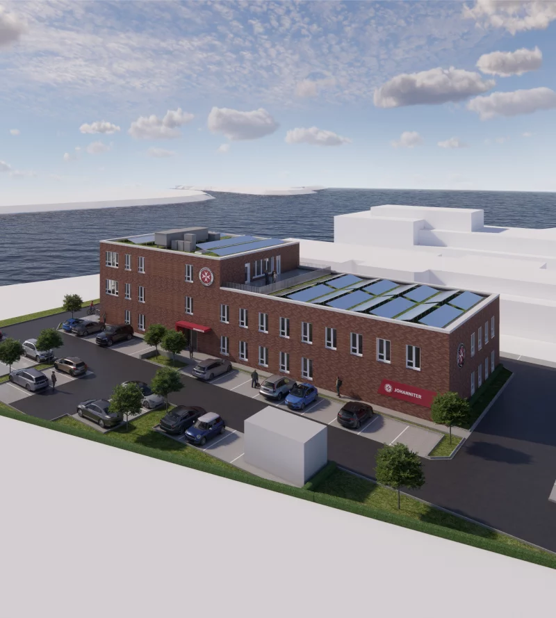 Freytag & v.d. Linde Projekt Neubau Johanniter Unfallzentrum Visualisierung Elsfleth