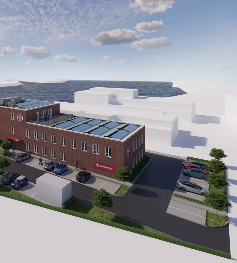 Freytag & v.d. Linde Projekt Neubau Johanniter Unfallzentrum Visualisierung Elsfleth
